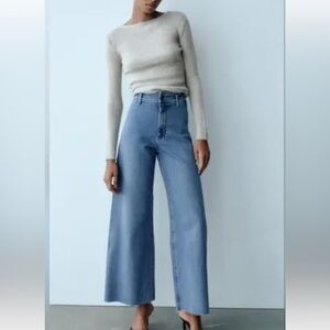 Zara light Blue Marine Pants 2